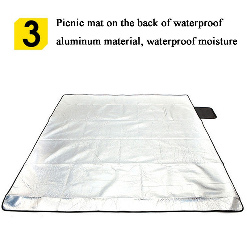 Waterproof Folding Picnic Mat - Moisture-Proof Camping Blanket