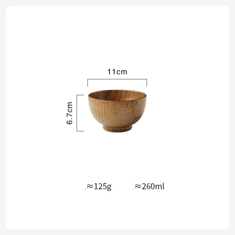 Japanese Style Wooden Bowl – Eco-Friendly, Handcrafted