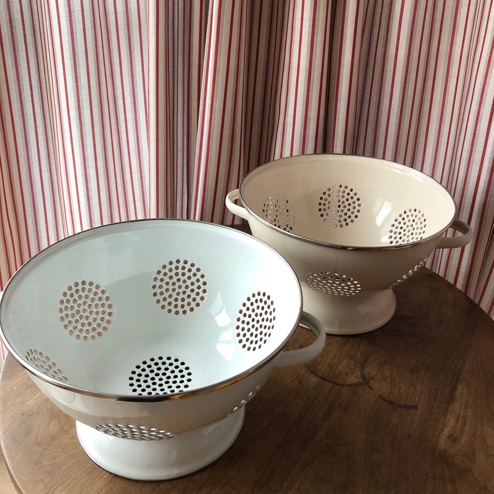 Enamel Drain Basket – Storage Basket for Vegetables & Fruits