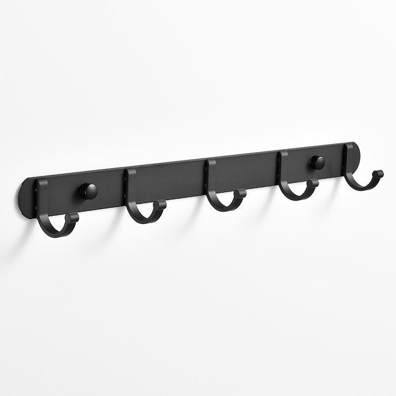 Elegant Black Bathroom Towel Rack Set – Rust Prevention