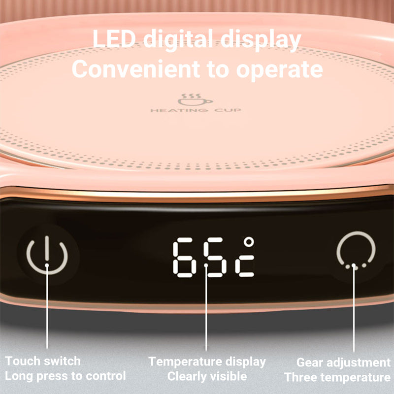 Smart Coffee Mug Warmer – USB Heating Coaster