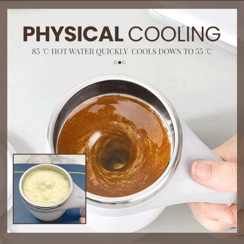 Magnetized Automatic Stirring Cup for Coffee & Beverages