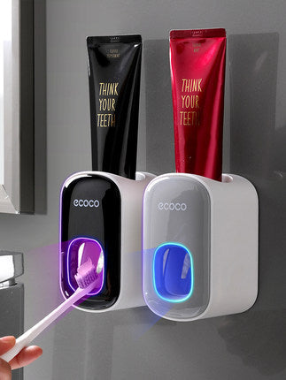 Automatic Toothpaste Dispenser & Holder - Wall Mounted