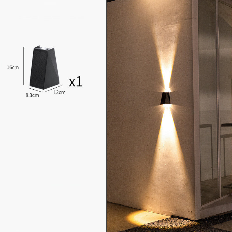 Solar Wall Light - 5W Waterproof Outdoor Lamp
