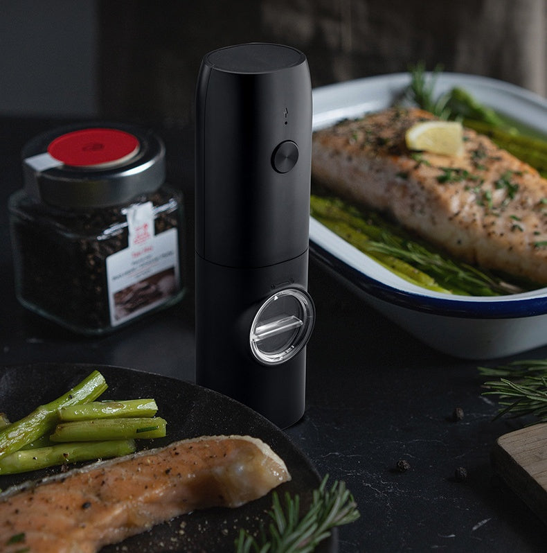 Electric Salt & Pepper Grinder - USB Rechargeable Ceramic