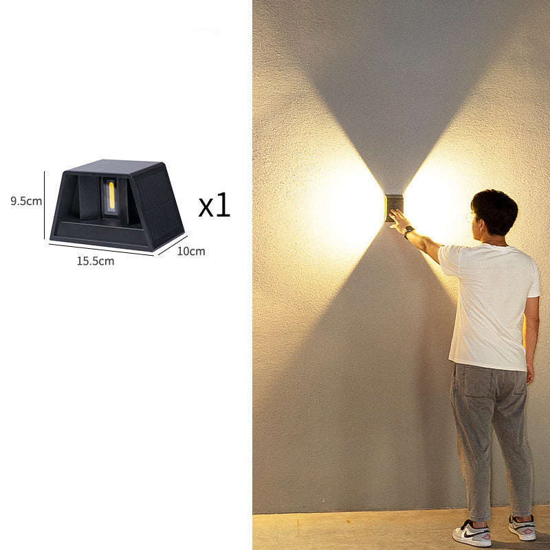 Solar Wall Light - 5W Waterproof Outdoor Lamp