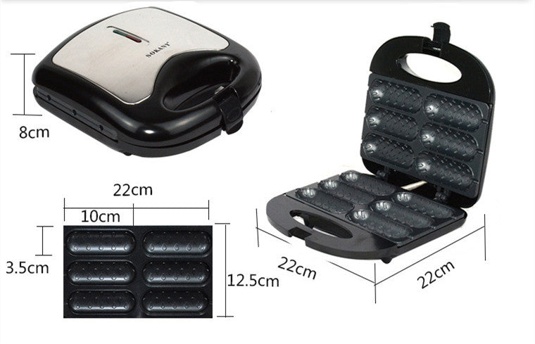 Home Hot Dog Grill Machine - Non-Stick Sausage Cooker