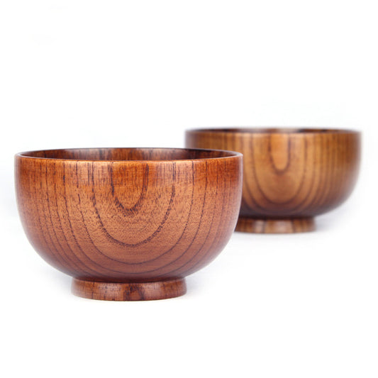 Japanese Style Wooden Bowl – Eco-Friendly, Handcrafted