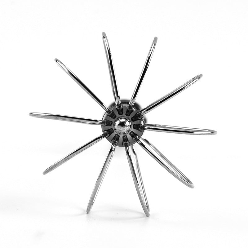 Stainless Steel Semi-Automatic Egg Beater for Kitchen Use