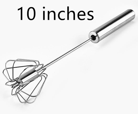 Stainless Steel Semi-Automatic Egg Beater for Kitchen Use