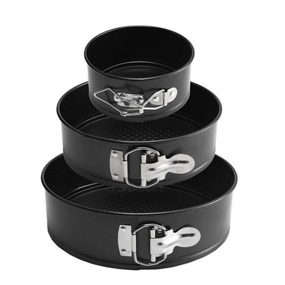 Non-Stick Cake Tier Mold Set - 3PCS Round Baking Pan