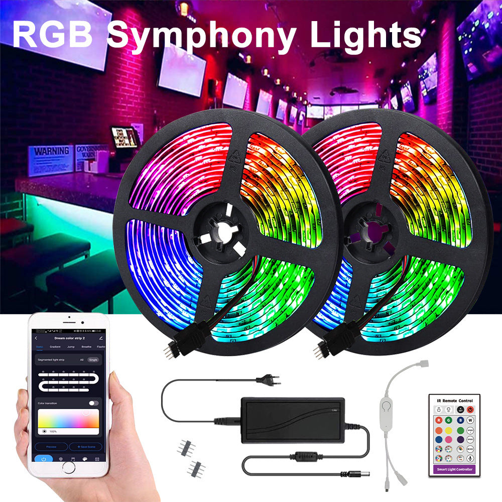 RGB 5050 Waterproof LED Strip Lights - Flexible
