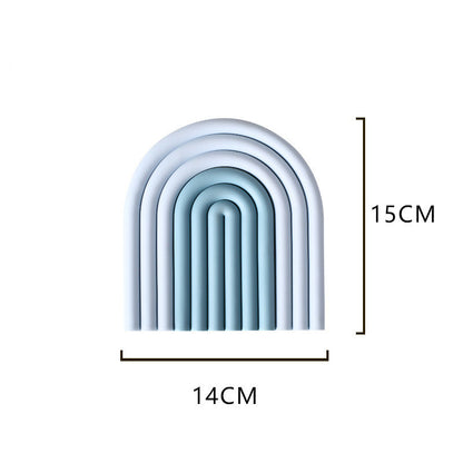 Rainbow Silicone Pot Holder Coaster – Heat-Resistant Kitchen Mat