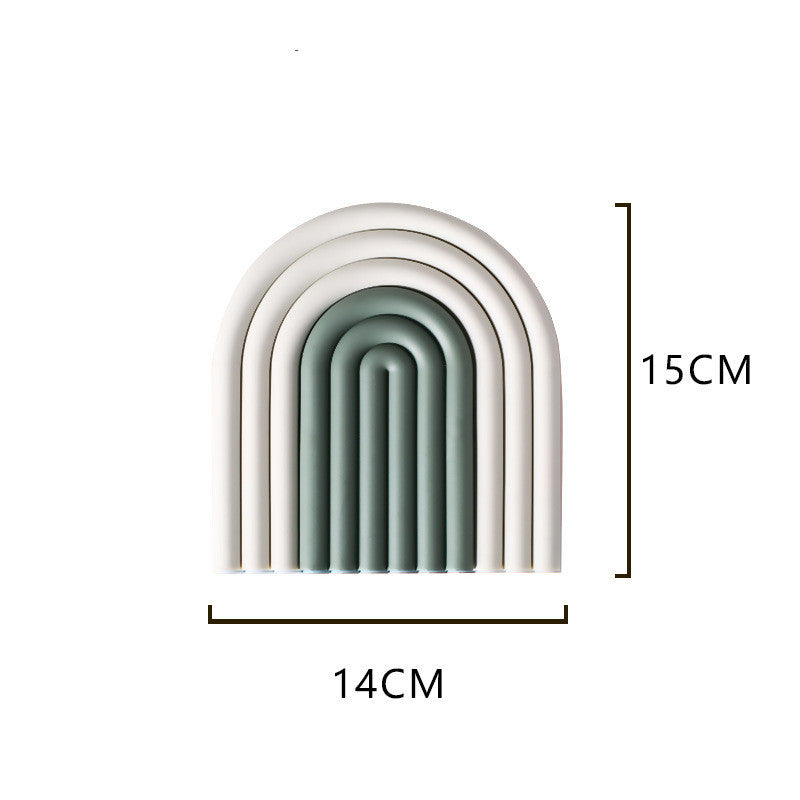 Rainbow Silicone Pot Holder Coaster – Heat-Resistant Kitchen Mat