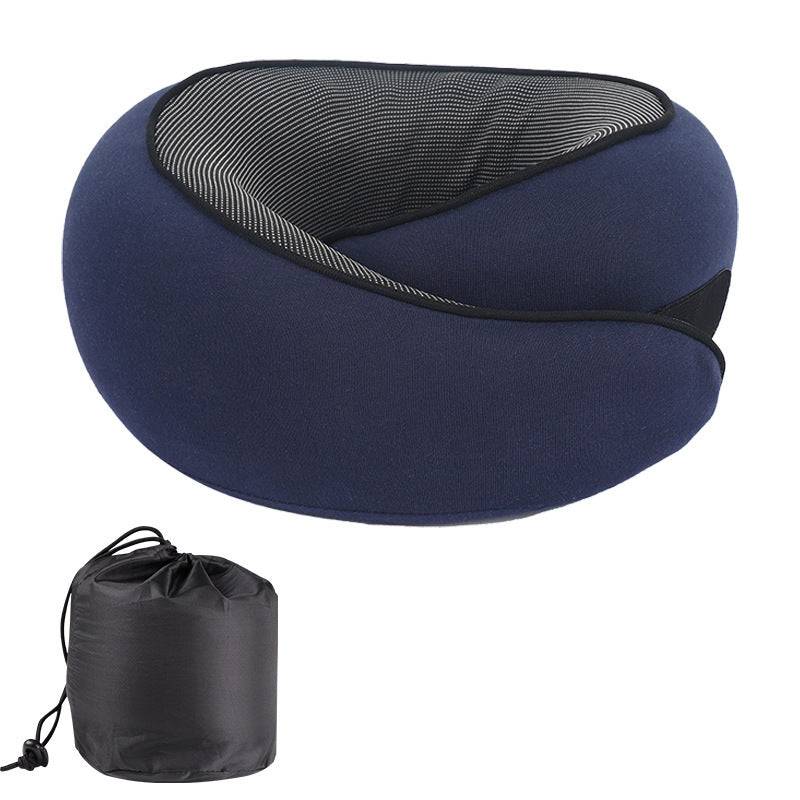 Memory Foam Travel Neck Pillow – Adjustable