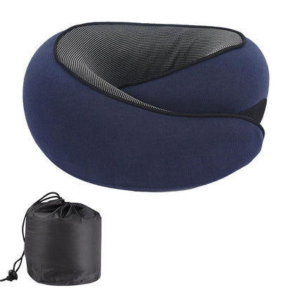Memory Foam Travel Neck Pillow – Adjustable
