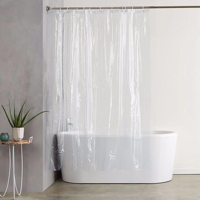 Waterproof Mildew Resistant Shower Curtain - PEVA Liner