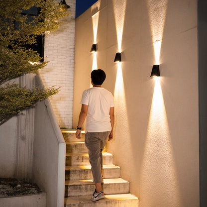 Solar Wall Light - 5W Waterproof Outdoor Lamp