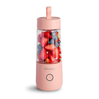 350ml Portable USB Rechargeable Blender Juicer - Smoothie & Slushy Mixer