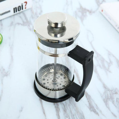 Premium Glass & Stainless Steel Coffee Maker - 350ml Capacity