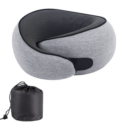 Memory Foam Travel Neck Pillow – Adjustable