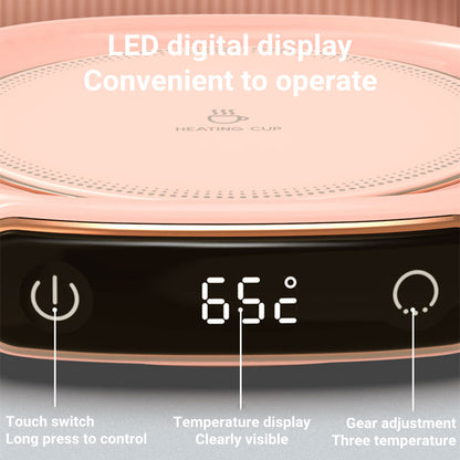 Smart Coffee Mug Warmer – USB Heating Coaster