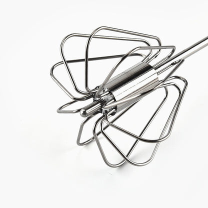 Stainless Steel Semi-Automatic Egg Beater for Kitchen Use