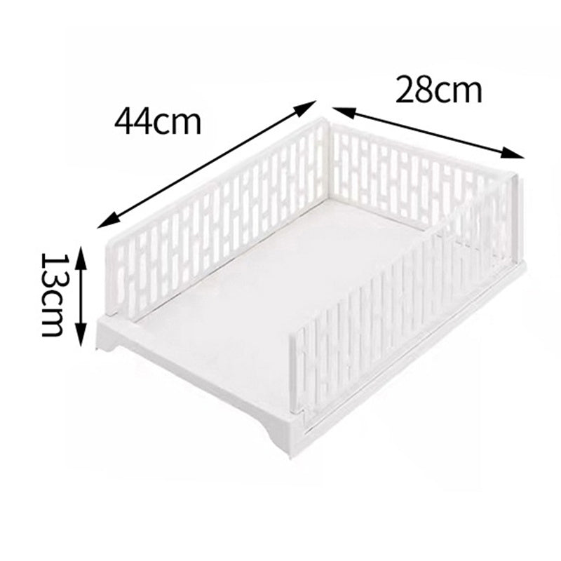 Modern Wardrobe Storage Box with Layered Partition