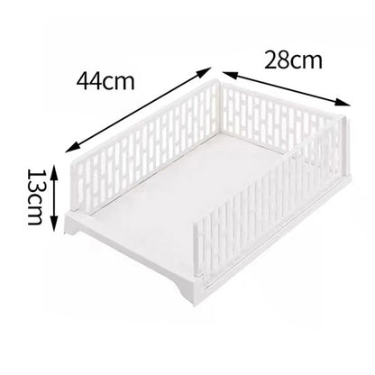 Modern Wardrobe Storage Box with Layered Partition