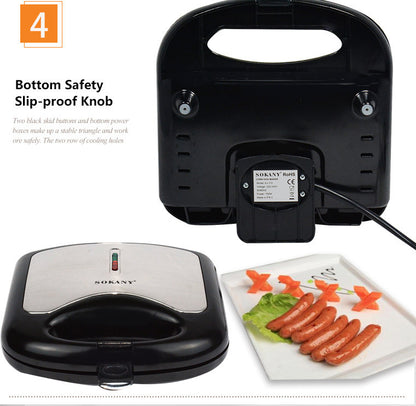 Home Hot Dog Grill Machine - Non-Stick Sausage Cooker
