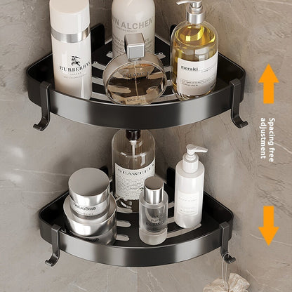 Elegant Black Bathroom Towel Rack Set – Rust Prevention